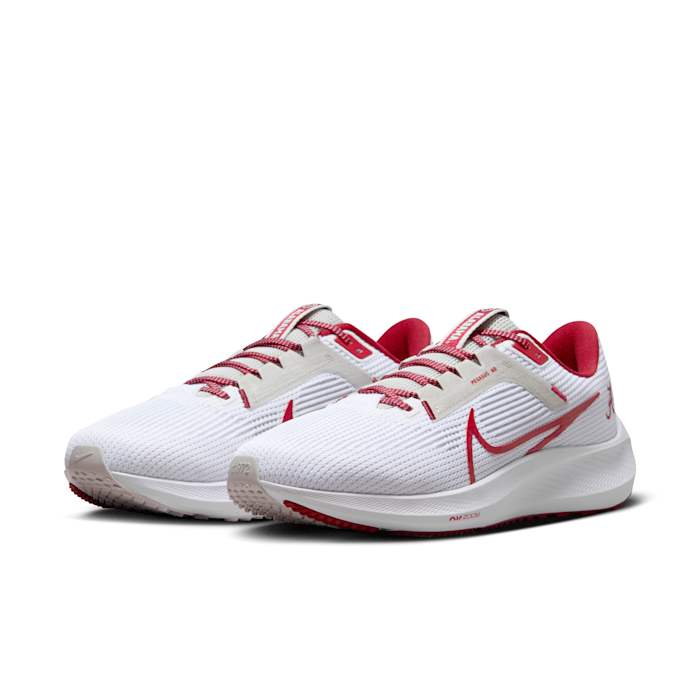 Alabama Crimson Tide White NCAA Zoom Pegasus 40 - $139.99